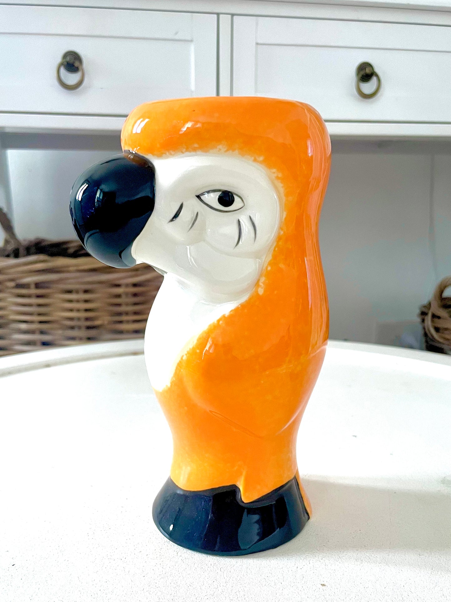 Pablo the Golden Parrot Ceramic Cocktail Mug
