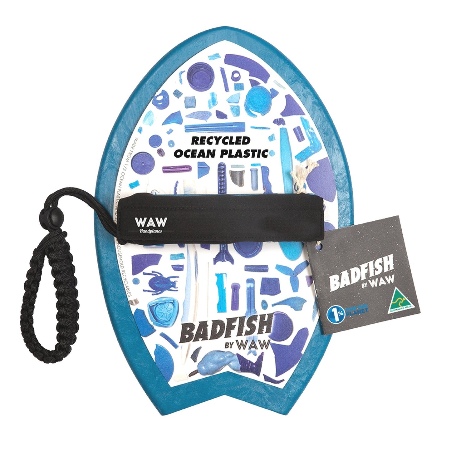 WAW Body Surfing Hand Plane Aqua Green