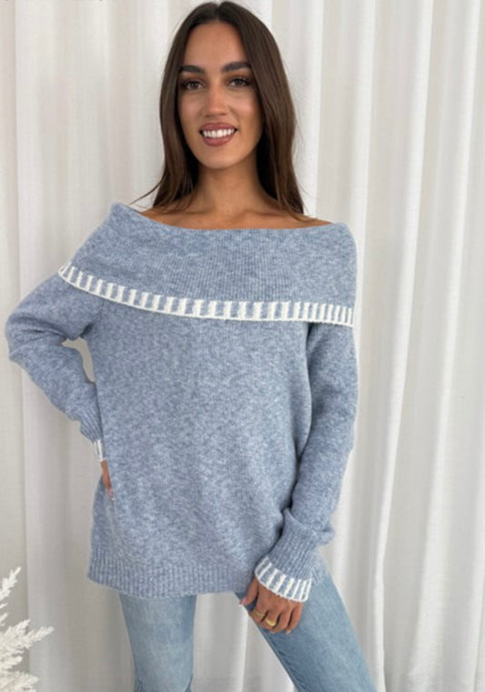 Olivia Knit Blue