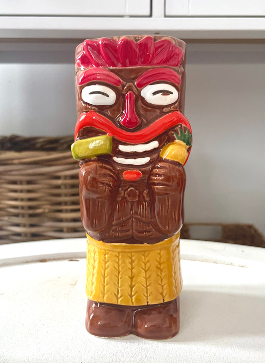 Kanaloa Tiki Ceramic Cocktail Mug Red