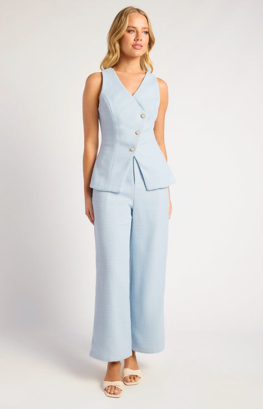 Victoria Tweed Vest and Pant Suit