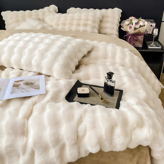 Zermatt Luxury Faux Fur Queen Size Quilt Cover Pre Order