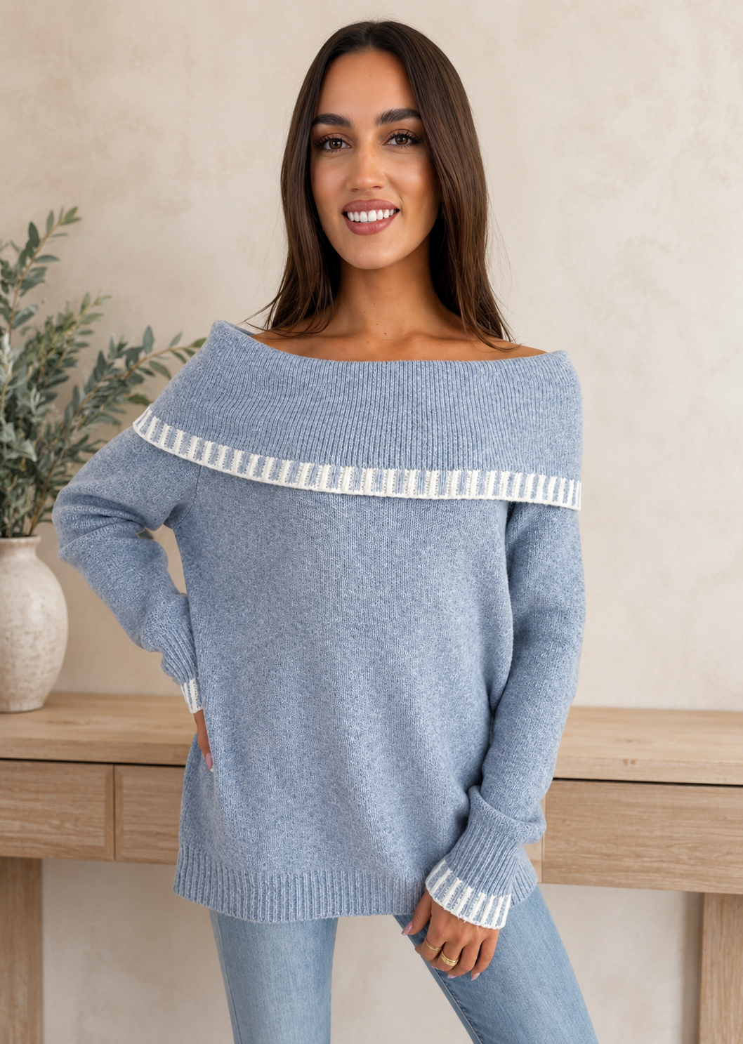 Olivia Knit Blue