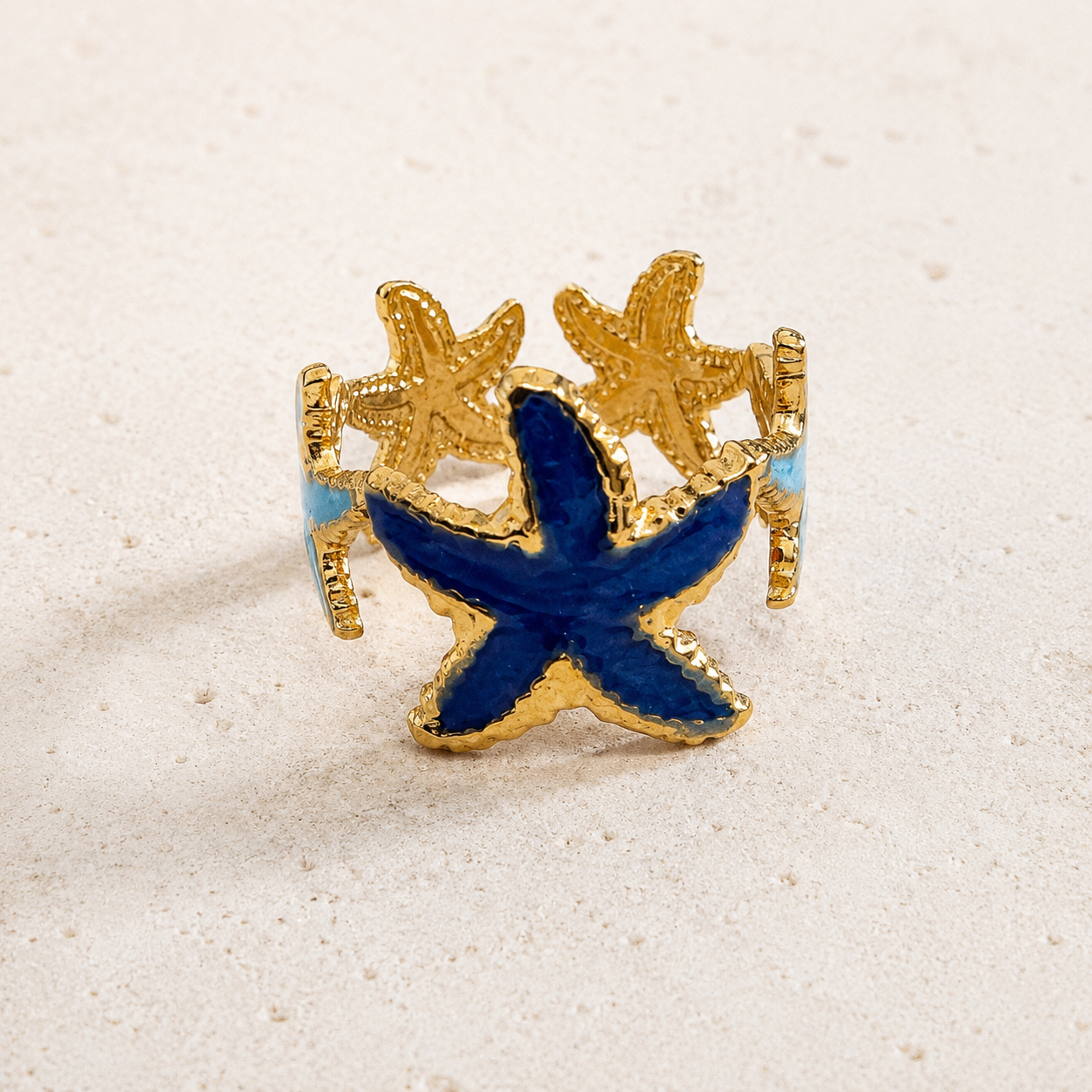 Blue Lagoon Starfish Ring